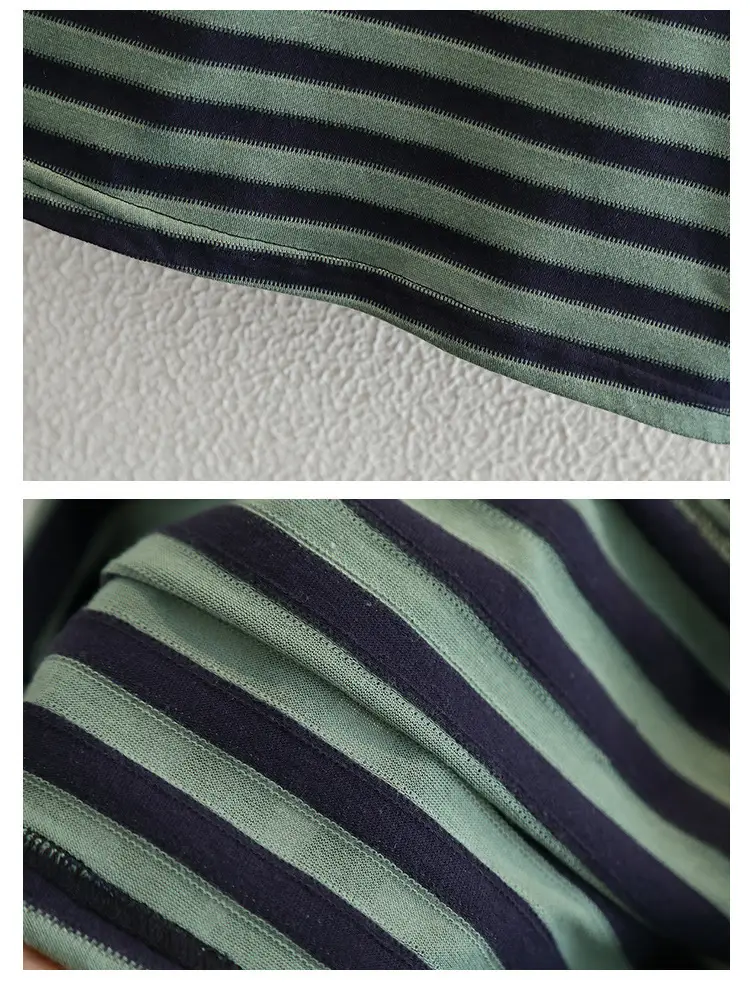 Boys Striped T-Shirt Shorts Set Summer Casual Wear — feature 13