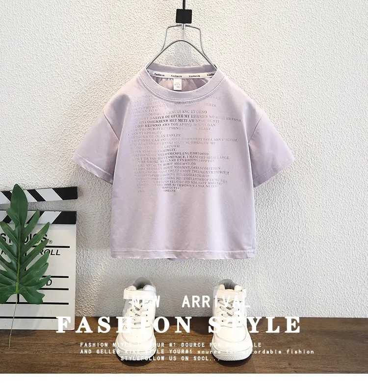 8265 Boys Pink T-Shirt Summer 2026 — feature 1