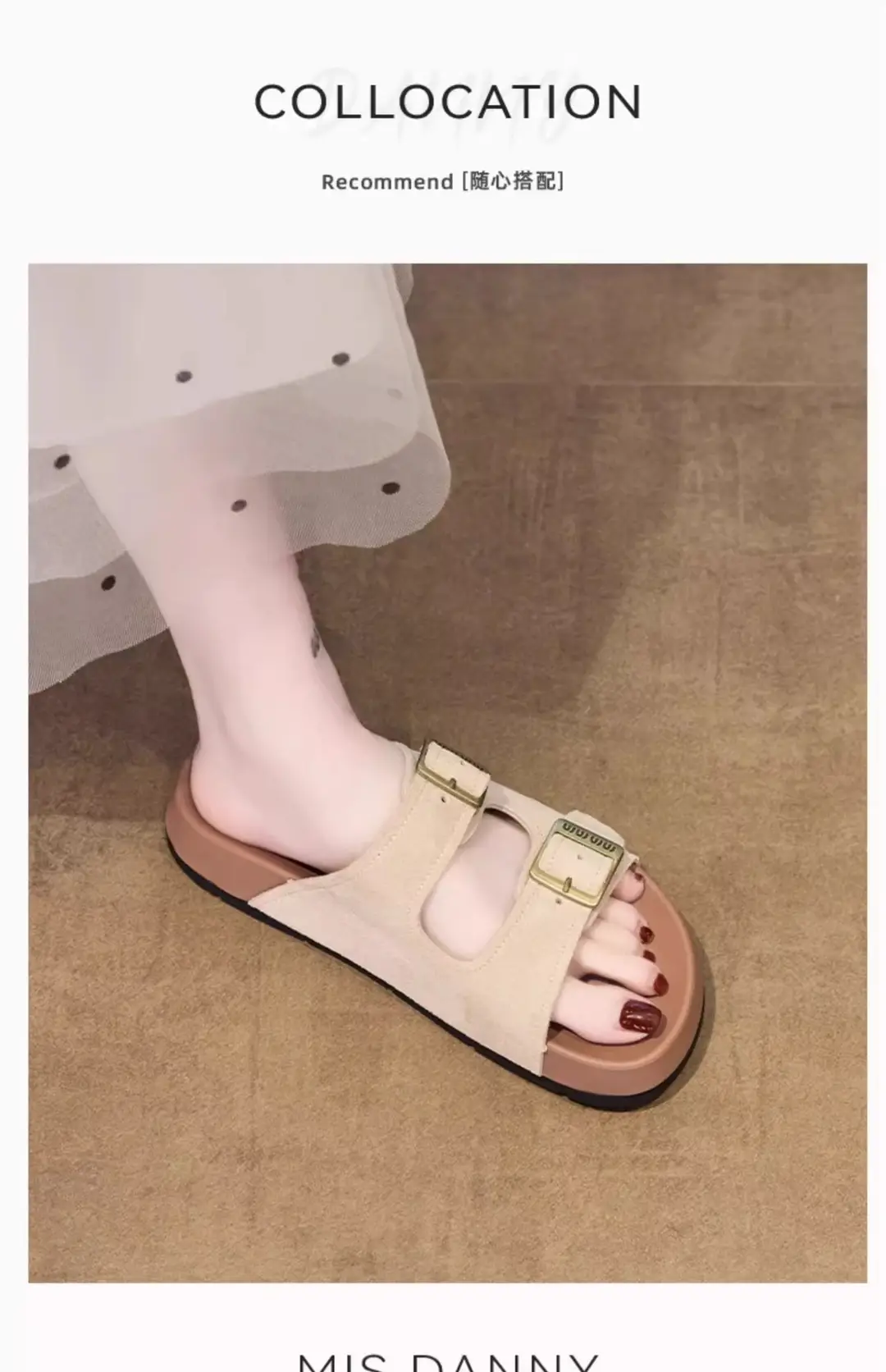 Beautiful Thick-Soled Birkenstock Shoes and Slippers for Women's Summer Outer Wear 2025 New Height-Increasing Super Popular Casual Beach Slippers — feature 14