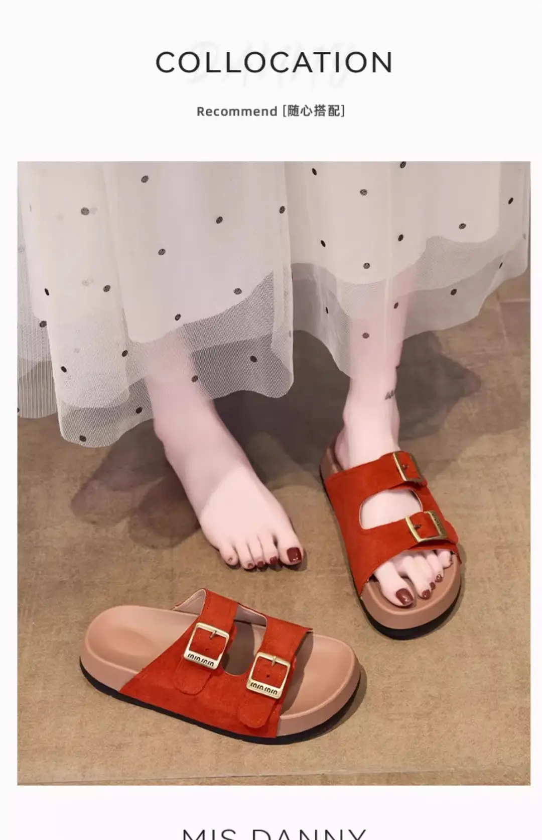 Beautiful Thick-Soled Birkenstock Shoes and Slippers for Women's Summer Outer Wear 2025 New Height-Increasing Super Popular Casual Beach Slippers — feature 24