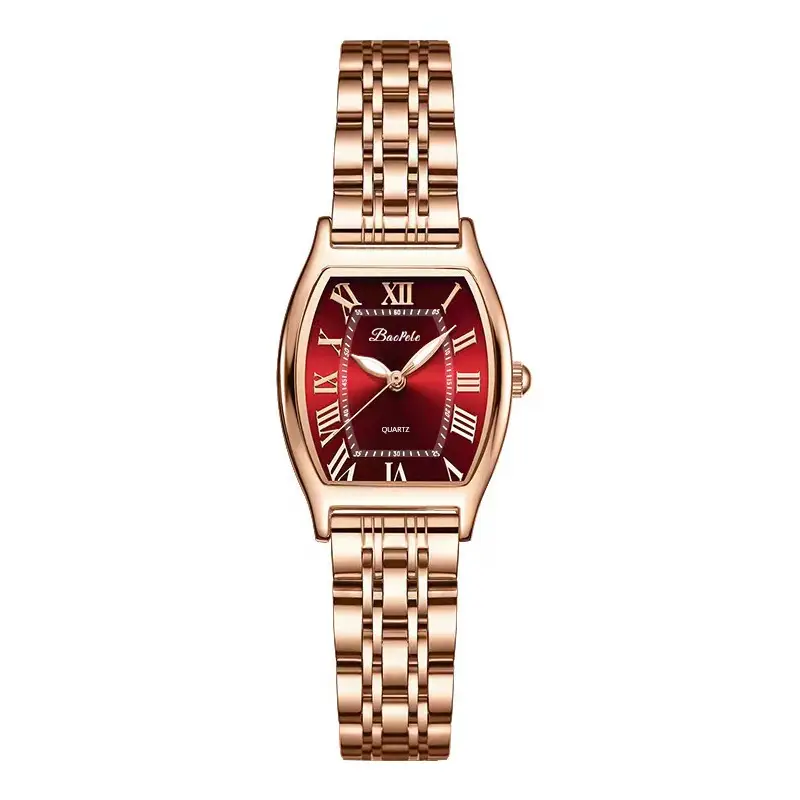 Women's Rose Gold Quartz Watch Waterproof Fashion B7646L - Image 6