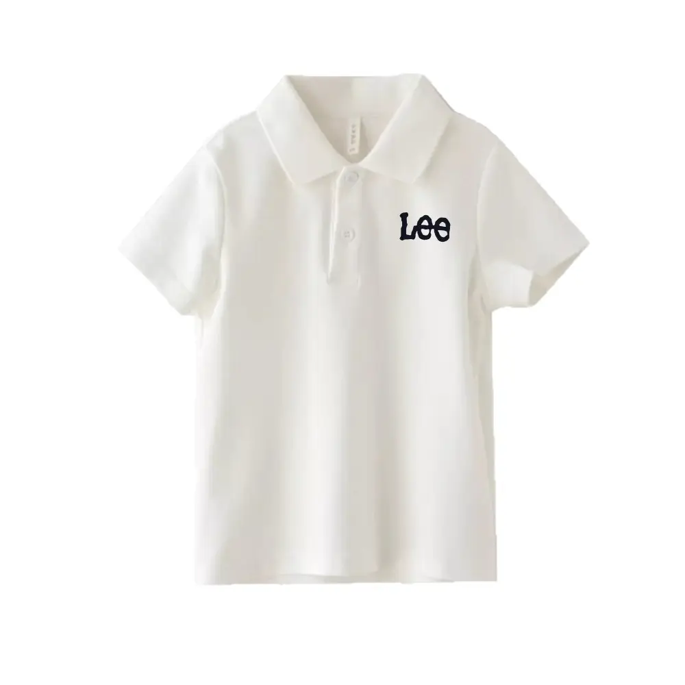 Kids Korean Style Polo Shirt Black Medium to XL - Image 9