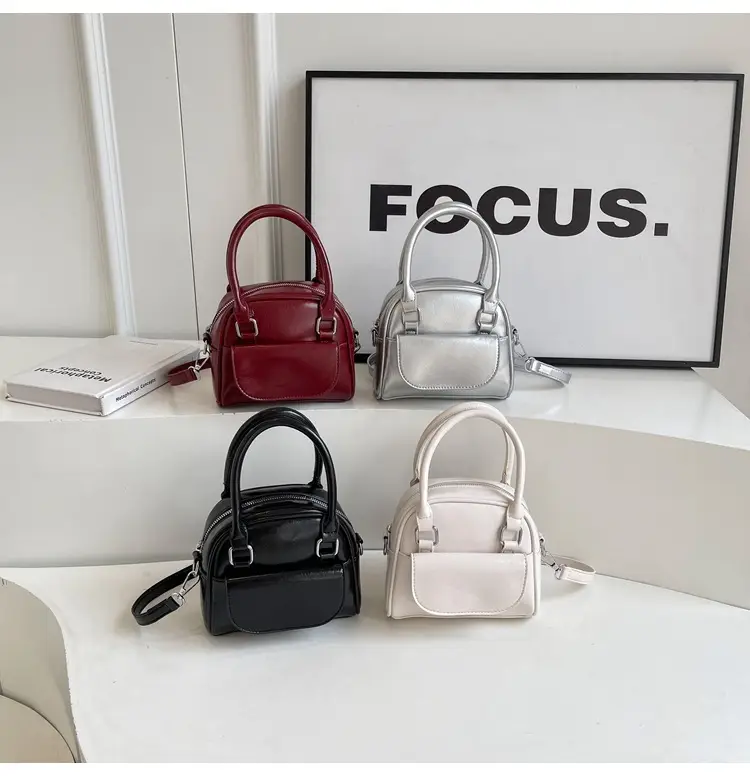 Korean Style Square Handbag for Women Cream — feature 14