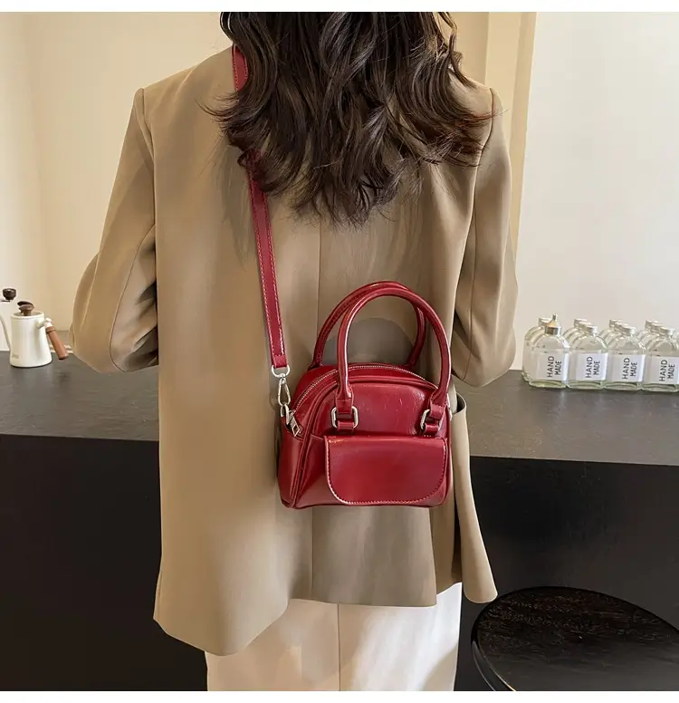 Korean Style Square Handbag for Women Cream — feature 15