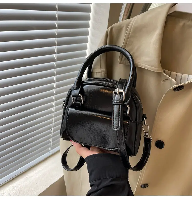 Korean Style Square Handbag for Women Cream — feature 26
