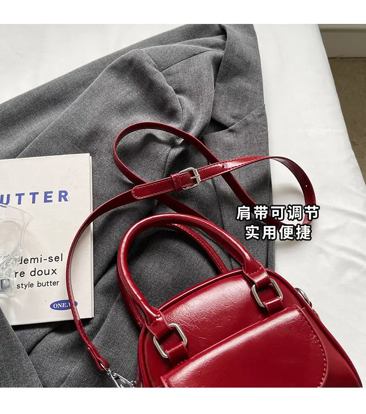 Korean Style Square Handbag for Women Cream — feature 8