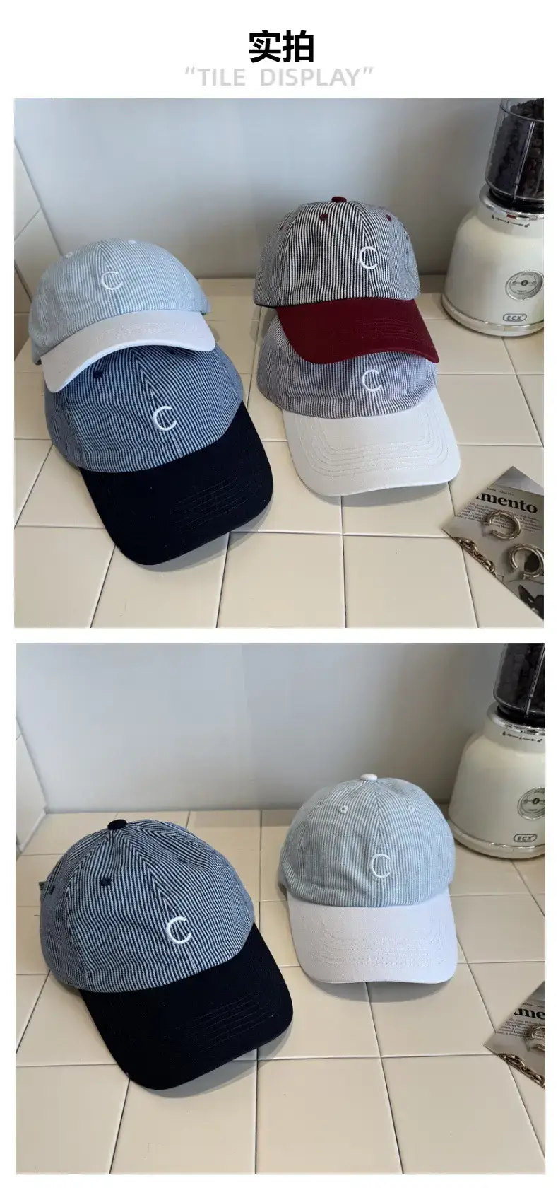 Women Maroon Baseball Cap Sunshade with White Back — feature 2
