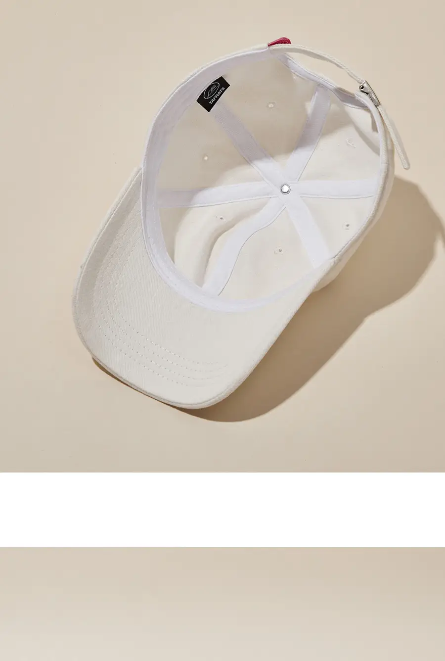 Women Burgundy Baseball Cap with Sunshade & Face-Slimming Design — feature 9