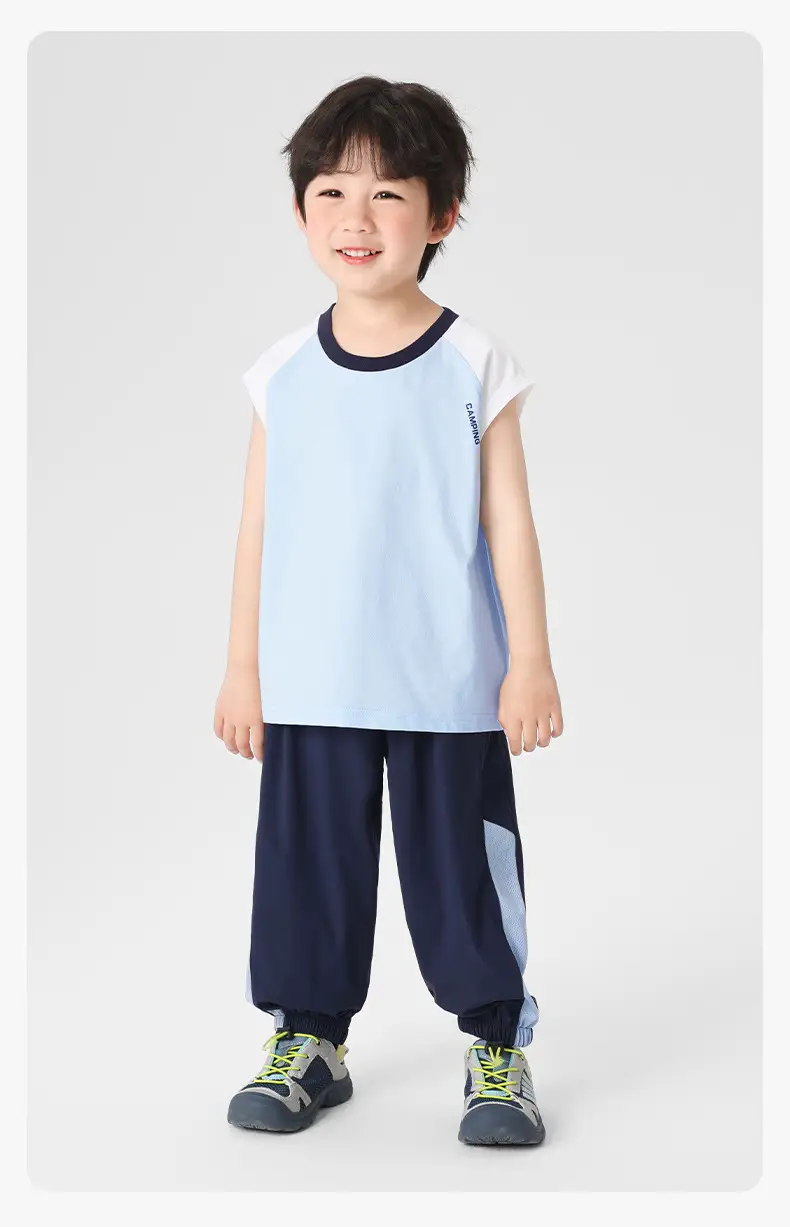 Right European Boys Sleeveless T-Shirt Cotton 2025 — feature 14