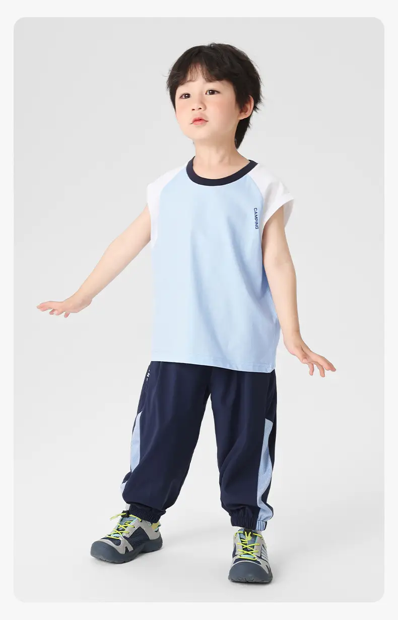 Right European Boys Sleeveless T-Shirt Cotton 2025 — feature 15