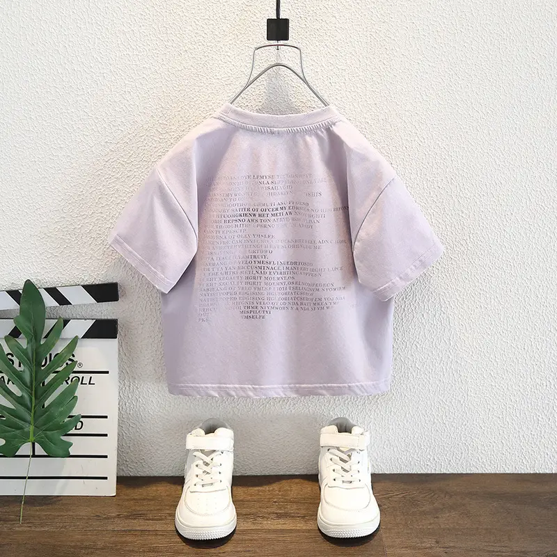Boys Pink Printed T-Shirt Summer 2025 - Image 4