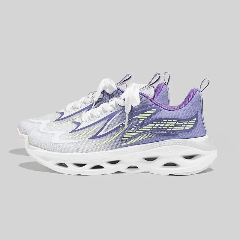 Women's Blue White Thick Sole Casual Shoes