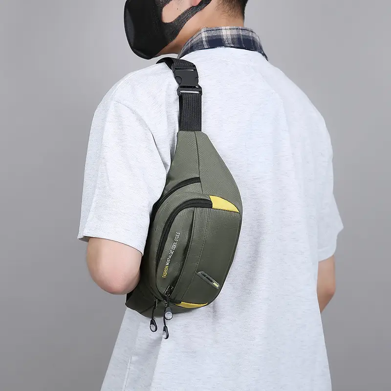 Men's Korean Style Waist Bag with Crossbody Strap - Image 8