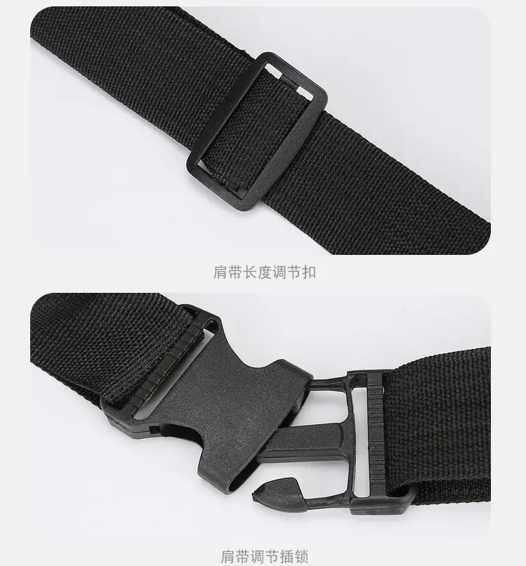 Men's Korean Style Waist Bag with Crossbody Strap — feature 20