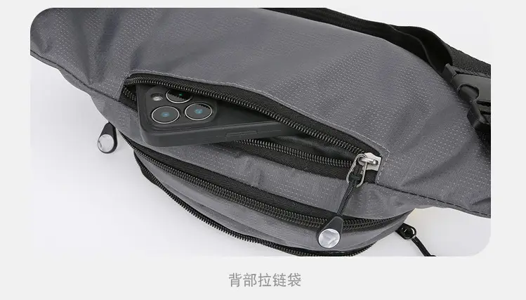 Men's Korean Style Waist Bag with Crossbody Strap — feature 22