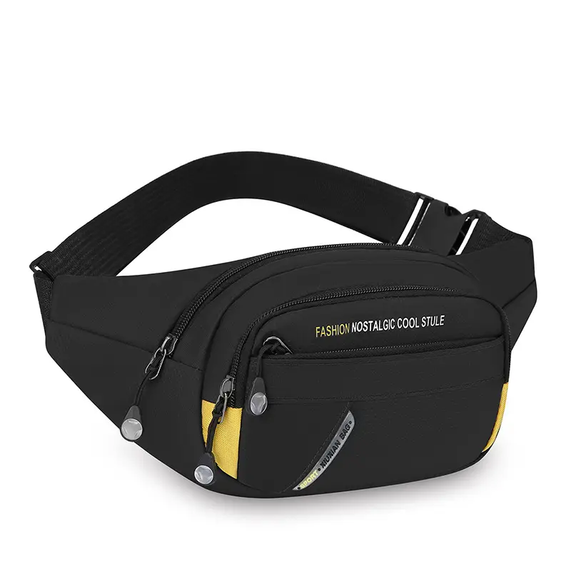 Men's Korean Style Waist Bag with Crossbody Strap - Image 2