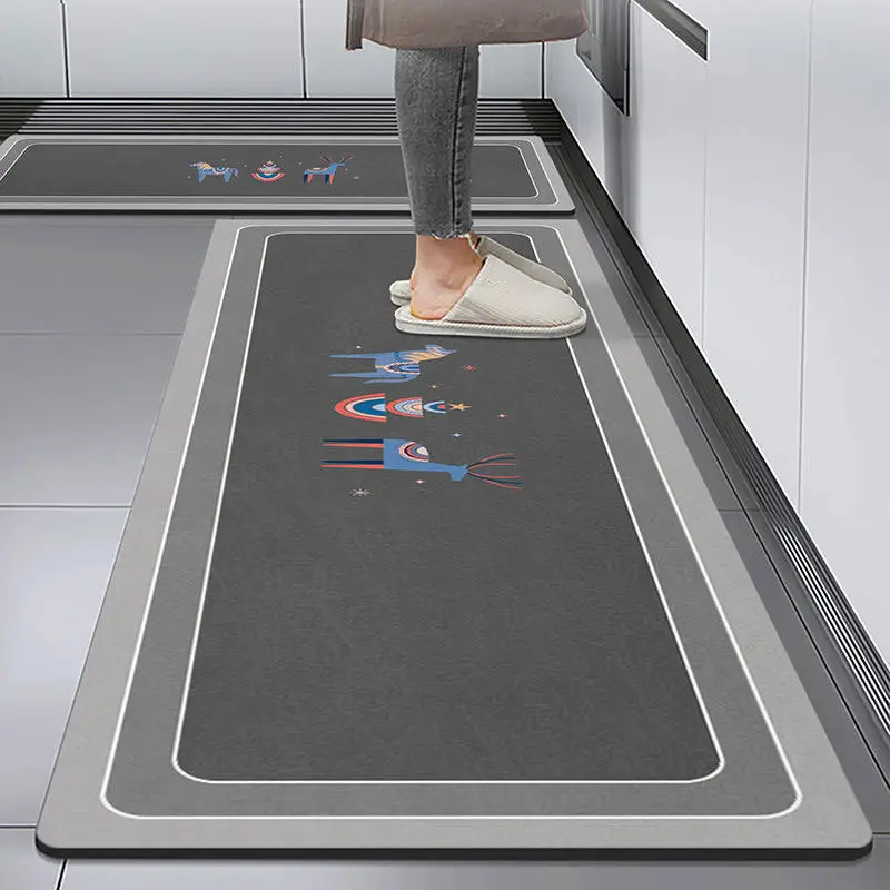 Modern Kitchen Floor Mats Water Absorbent Non-Slip - Image 5