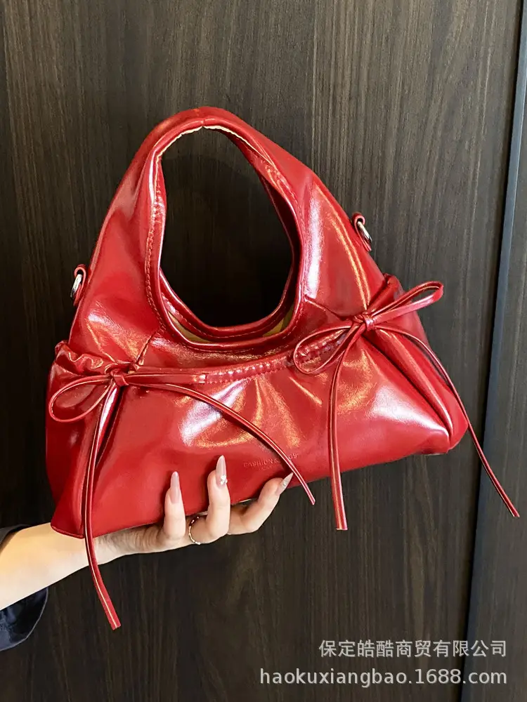 Red Bow Satchel Bag for Women Summer 2025 - Image 6