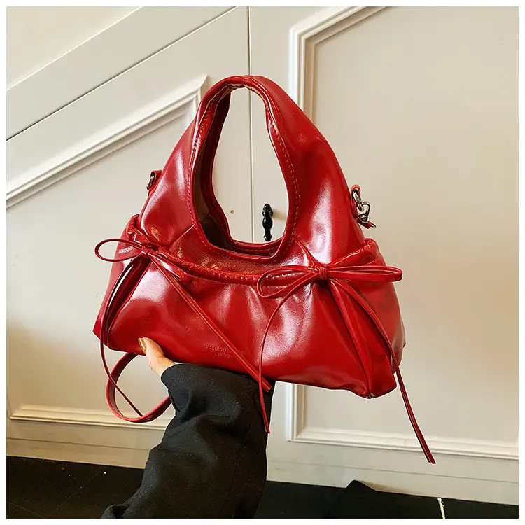 Red Bow Satchel Bag for Women Summer 2025 — feature 17