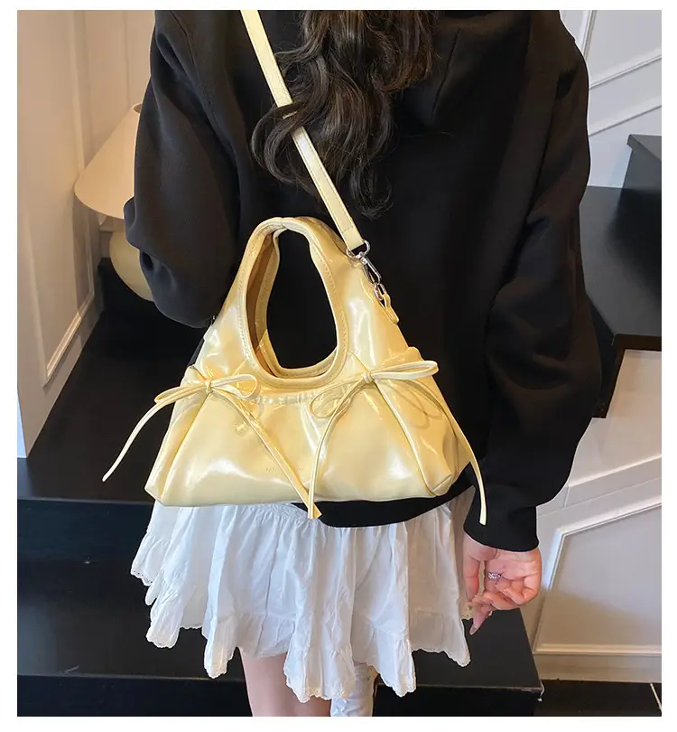 Red Bow Satchel Bag for Women Summer 2025 — feature 2