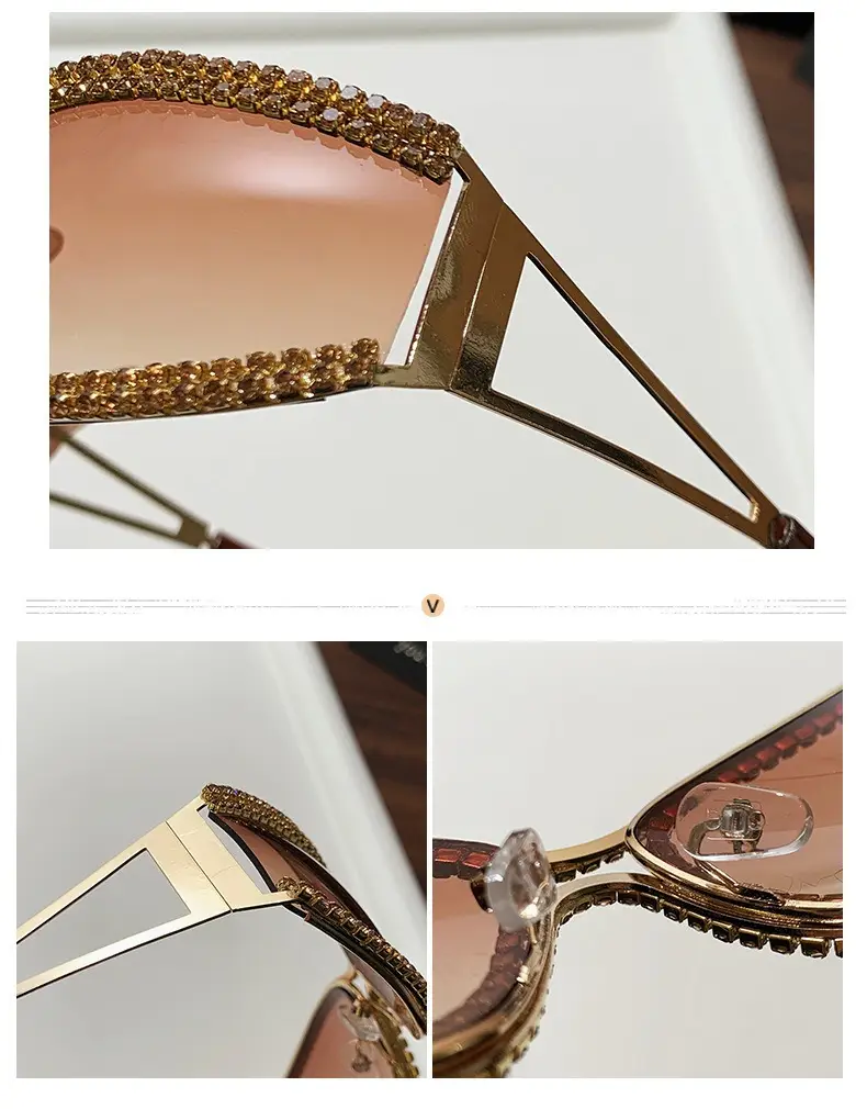 Diamond Encrusted Women Sunglasses High End Street Photography — feature 8