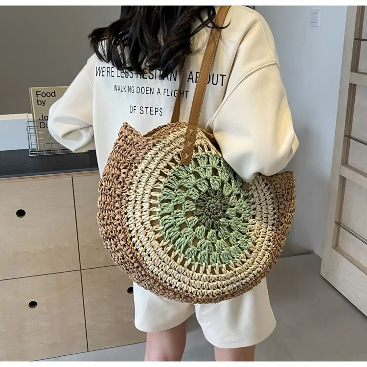 Cross-Border Straw Bag with Floral Cut Out Design — feature 20