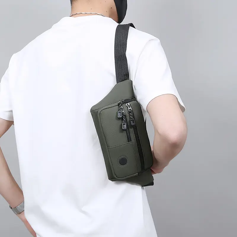 Men's Multi-Layer Waist Bag with 4 Colors - Image 8