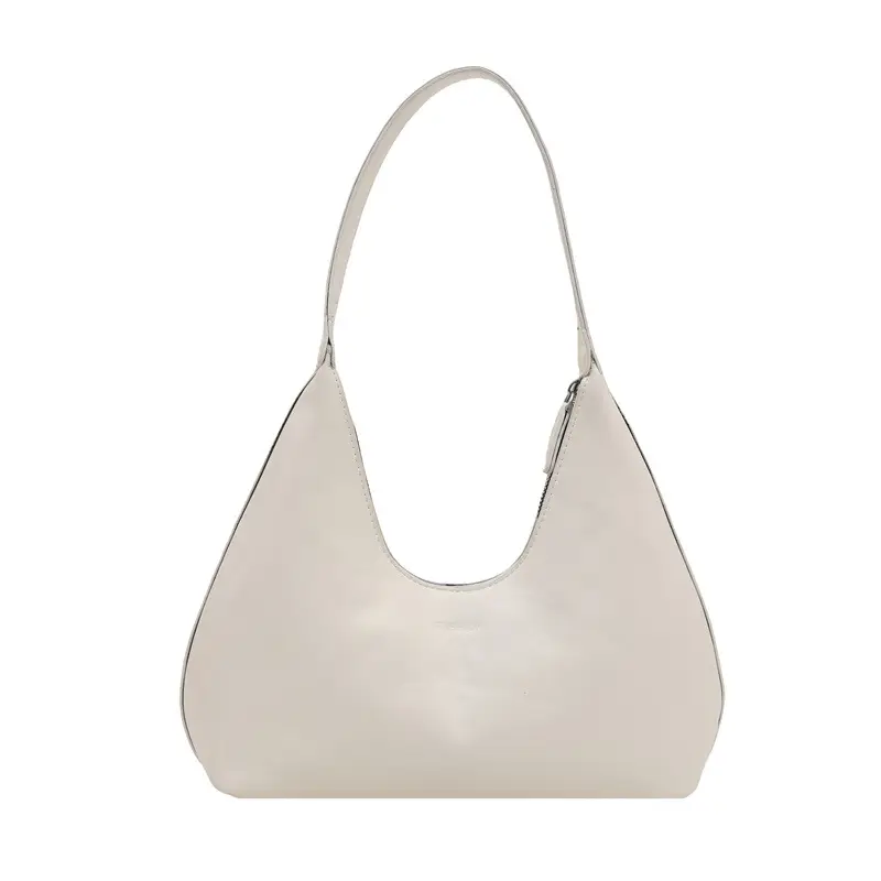 White Textured Shoulder Bag for Women 2025 - Image 9