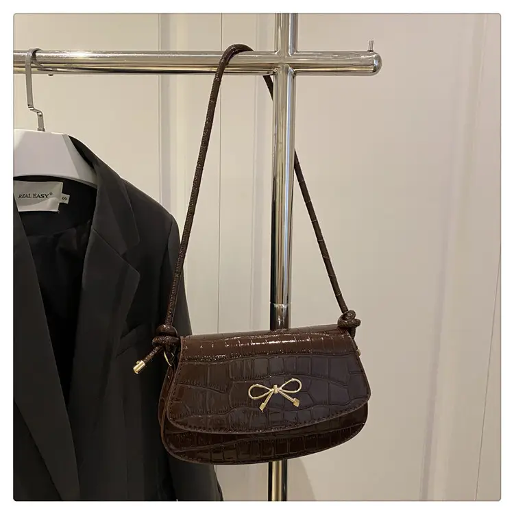 Red Croc Bow Crossbody Bag for Women — feature 32