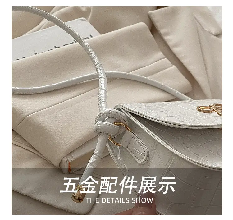 Red Croc Bow Crossbody Bag for Women — feature 6