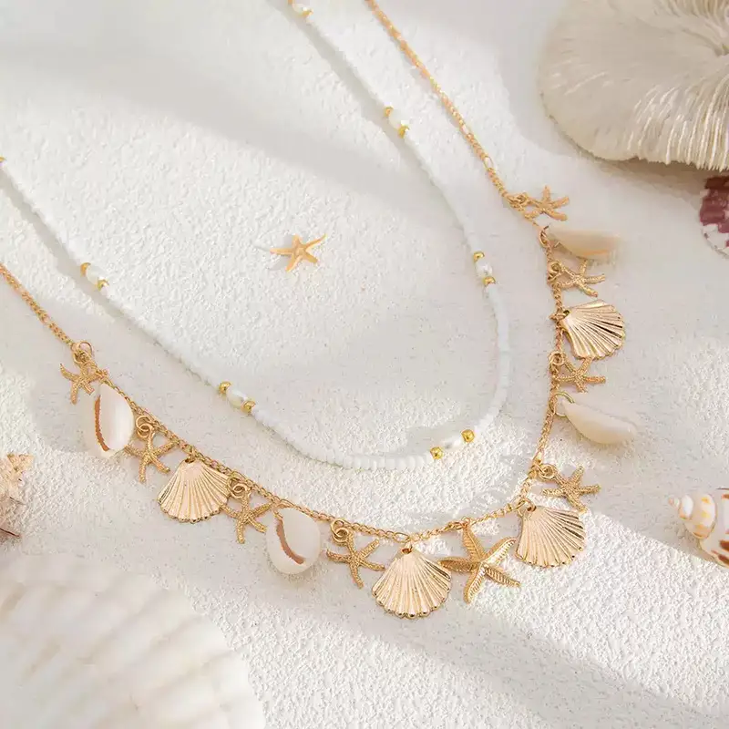 Pearl Shell Waist Chain with Conch Tassels for Women - Image 5