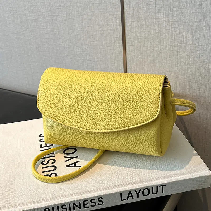 Black Leather Square Phone Bag for Women 2026 - Image 7