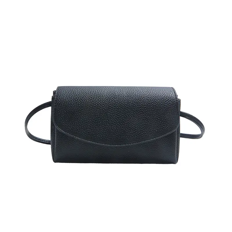 Black Leather Square Phone Bag for Women 2026 - Image 10