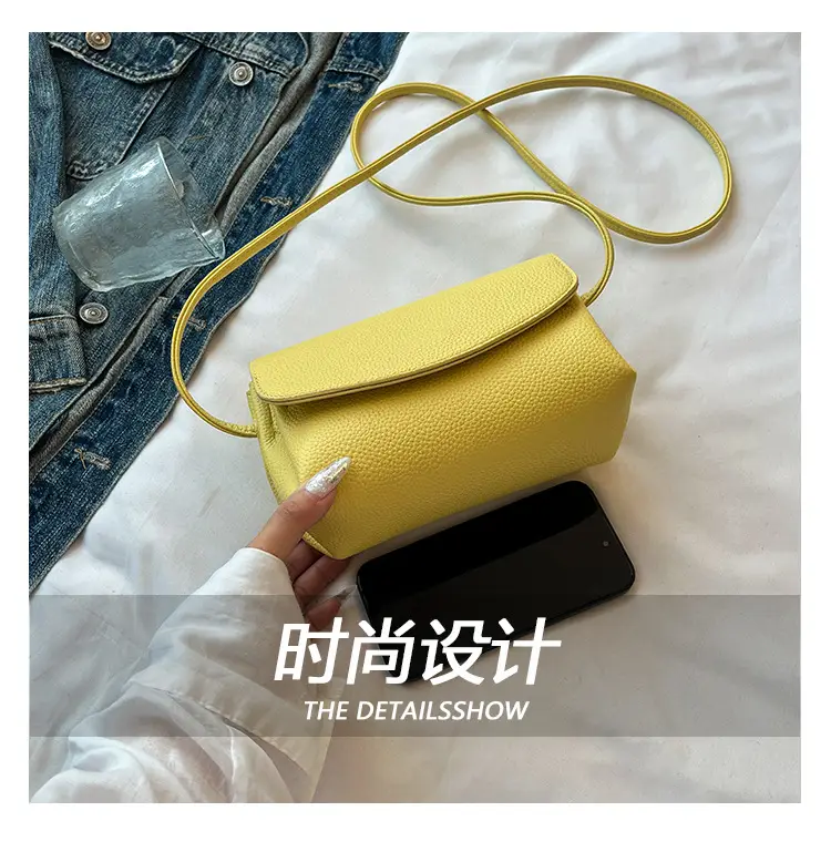 Black Leather Square Phone Bag for Women 2026 — feature 11