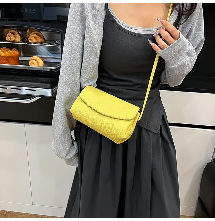 Black Leather Square Phone Bag for Women 2026 — feature 13