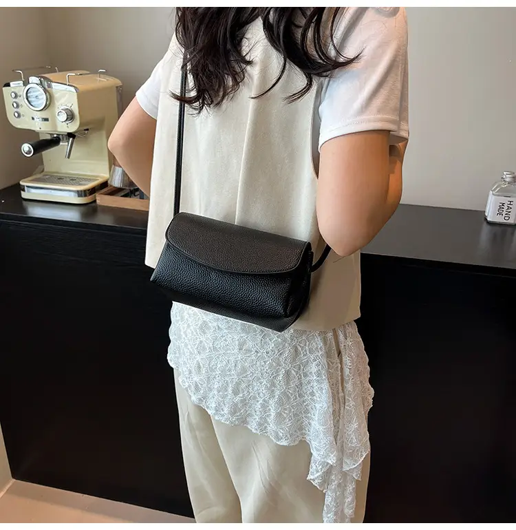 Black Leather Square Phone Bag for Women 2026 — feature 27