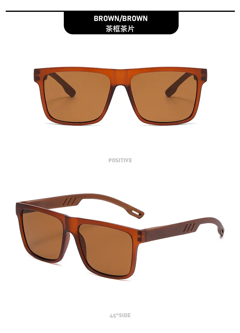 Men's Retro Anti-UV Bamboo Sunglasses Black — feature 16