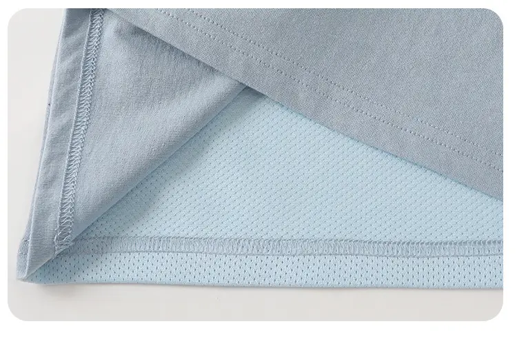 Kids White Mesh Sleeveless T-Shirt Baby Tops — feature 13