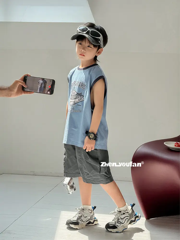 Zhenpinxuan Kids Red Sleeveless Vest 2025 - Image 6