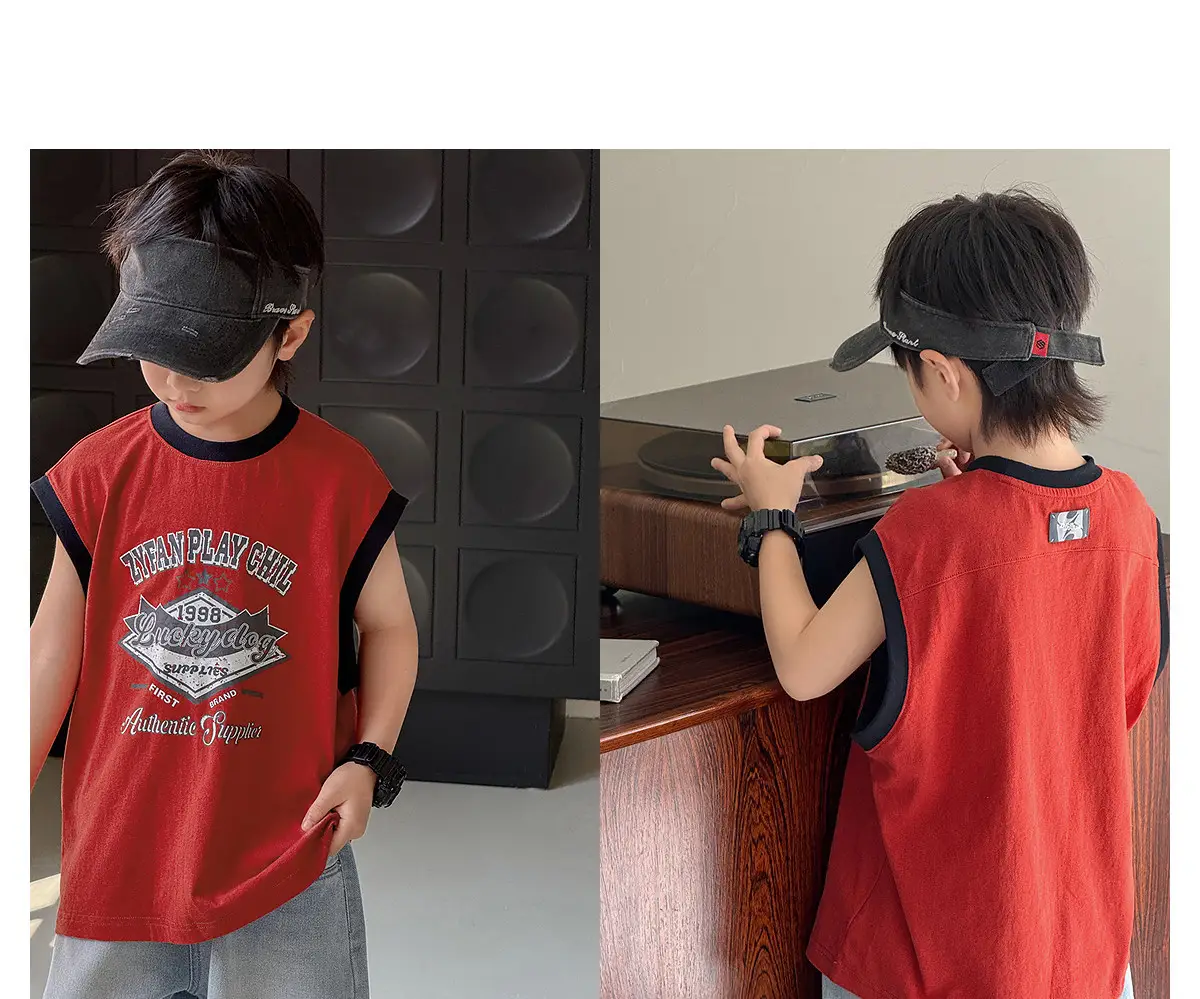 Zhenpinxuan Kids Red Sleeveless Vest 2025 — feature 26