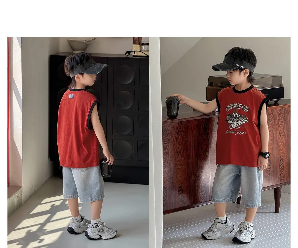 Zhenpinxuan Kids Red Sleeveless Vest 2025 — feature 29