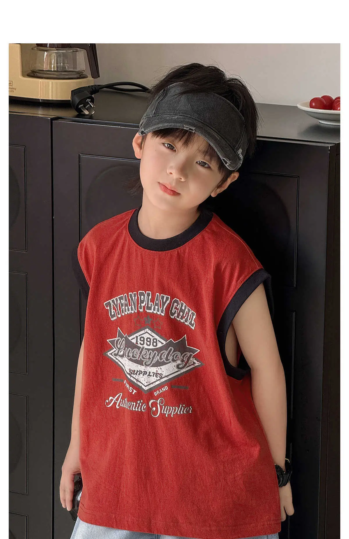 Zhenpinxuan Kids Red Sleeveless Vest 2025 — feature 30