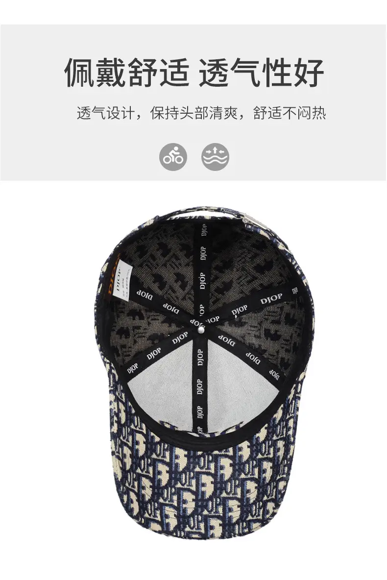 Men Women Letter Print Peaked Caps Spring Fall — feature 5