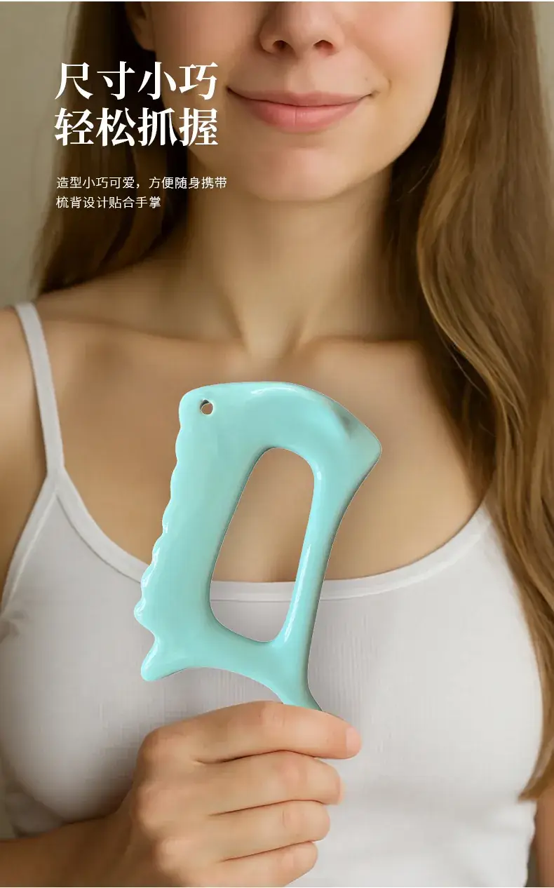 Cross-Border Korean Royrosa Ceramic Scraping Board Facial Massage Stick Facial Scraping Therapy Beauty Board Massage Tool — feature 15