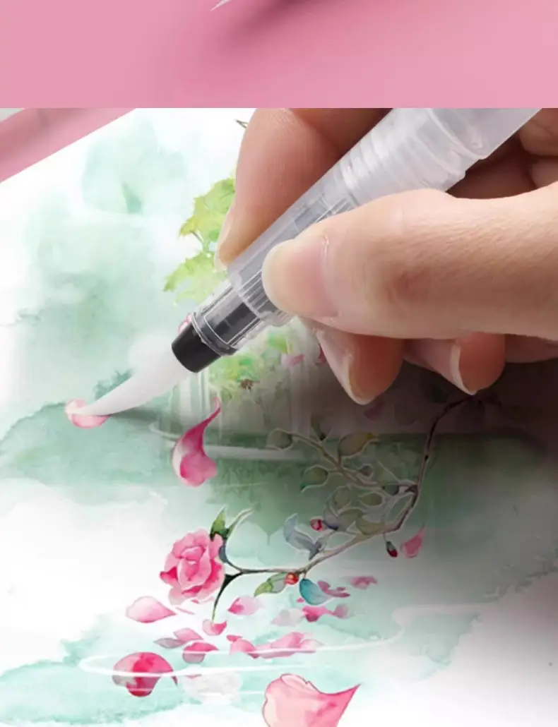 Feileniu Watercolor Paint Dot Color Card 24 Colors Solid Line Drawing Painting Paint Art Student Portable Travel Watercolor — feature 16