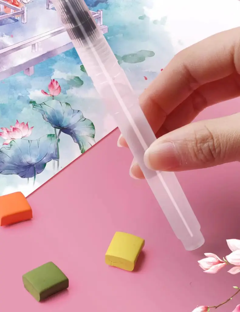 Feileniu Watercolor Paint Dot Color Card 24 Colors Solid Line Drawing Painting Paint Art Student Portable Travel Watercolor — feature 19