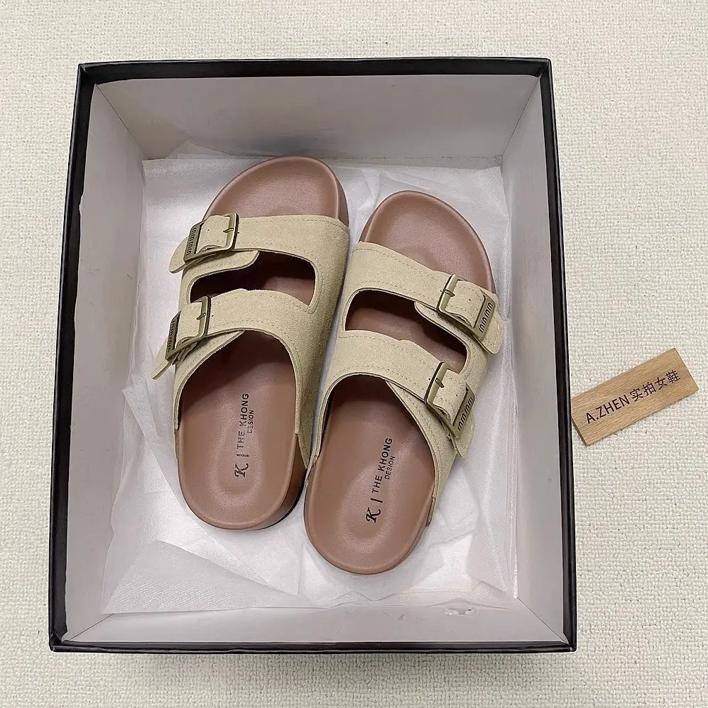Women Red Birkenstock Slippers Summer Outer Wear 2025 - Image 6