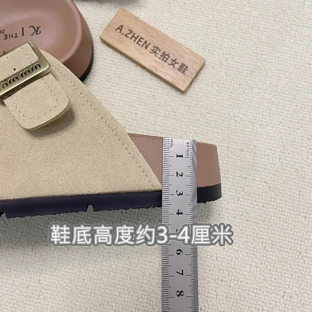 Women Red Birkenstock Slippers Summer Outer Wear 2025 - Image 7