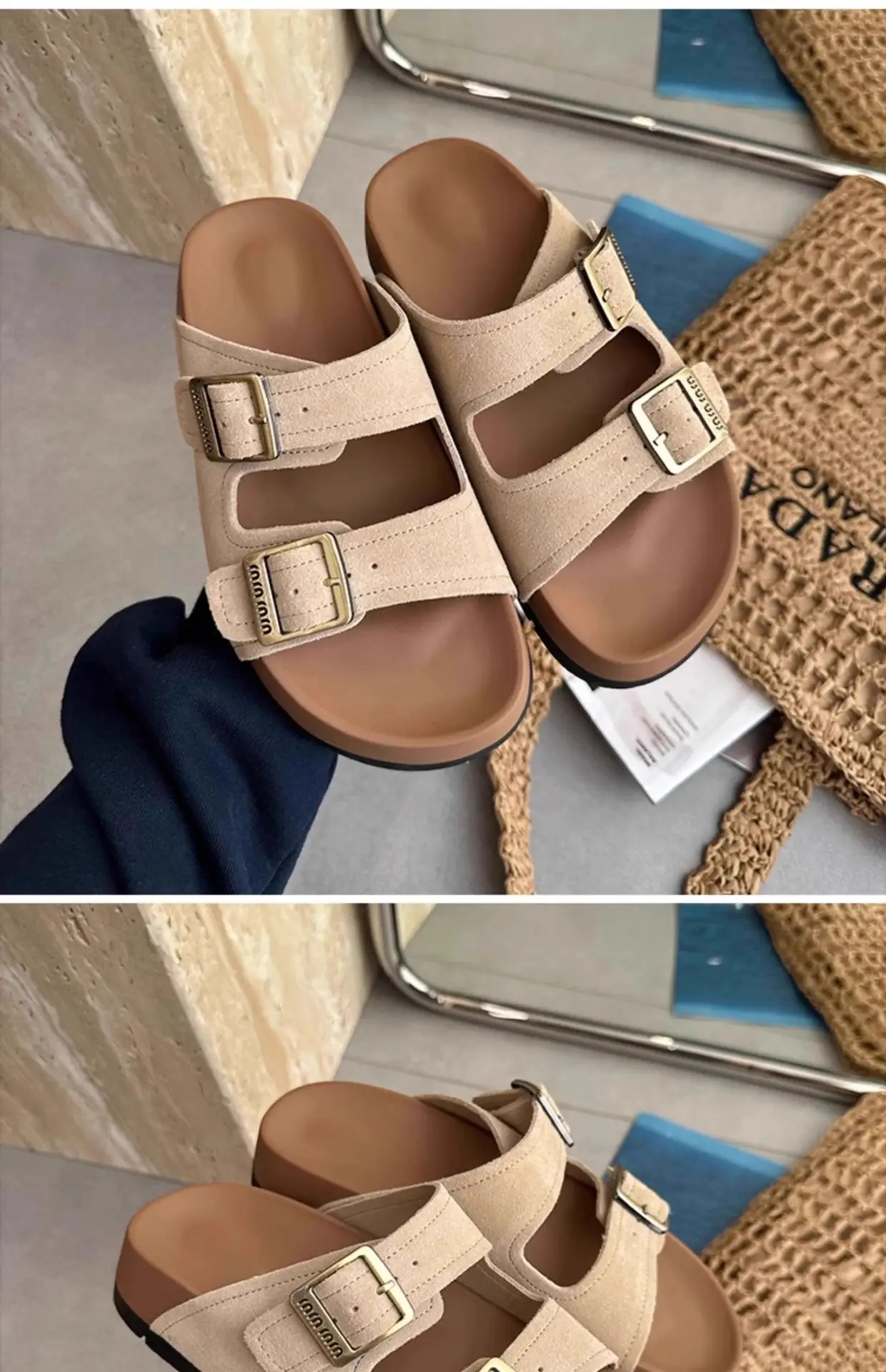 Women Red Birkenstock Slippers Summer Outer Wear 2025 — feature 6