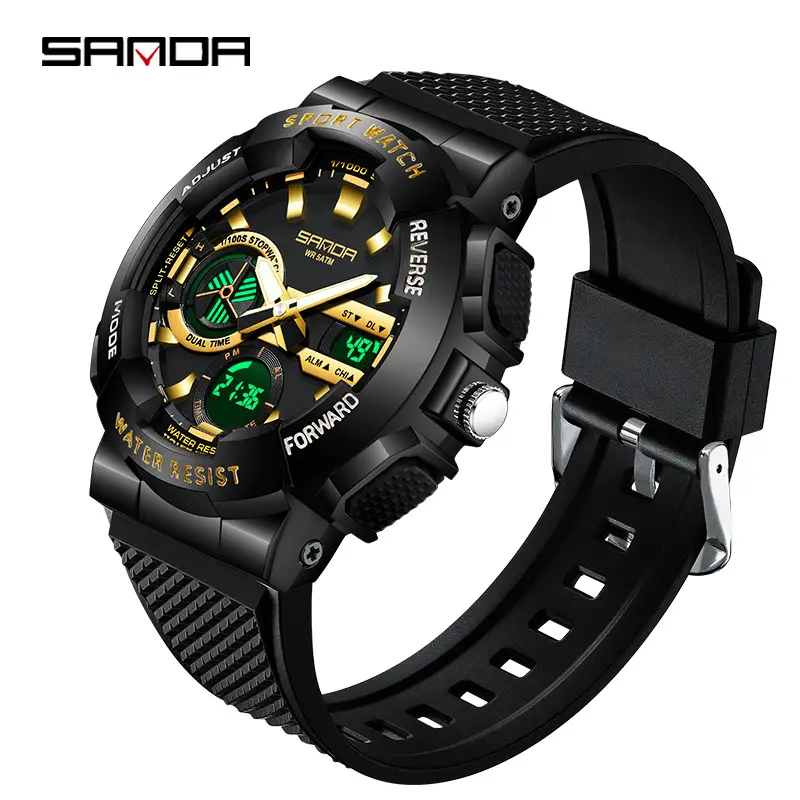 Sanda Multi-Function Outdoor Swimming Watch 110m Waterproof - Image 13